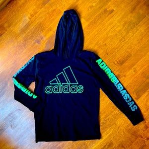 Adidas lightweight hoodie - size Medium (10/12)